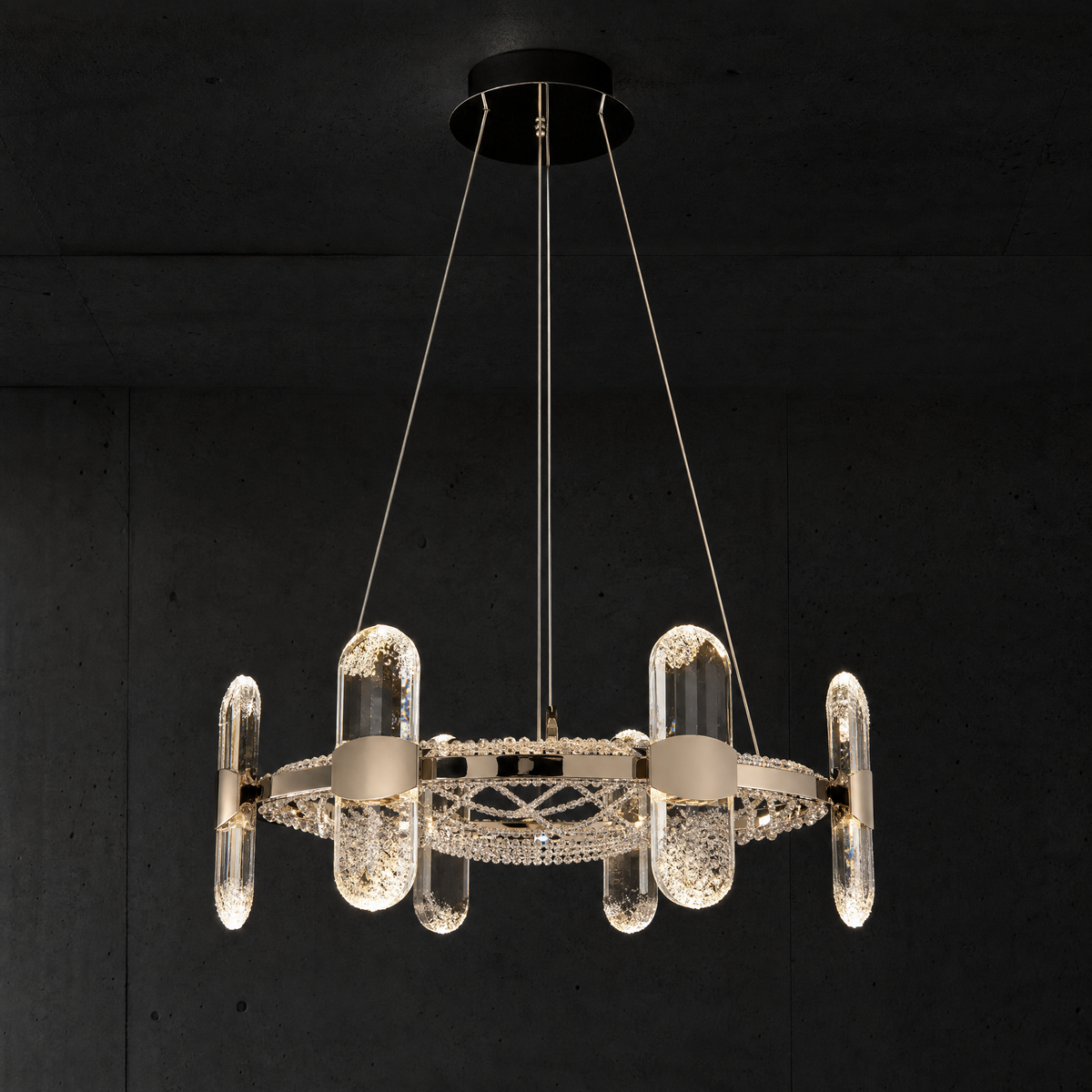 Pearl Net Modern Sculptural Pendant Light