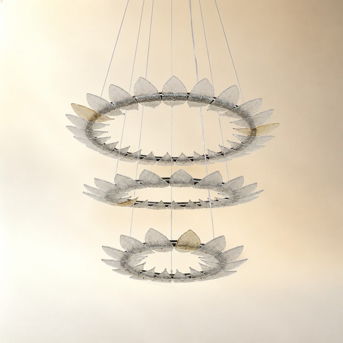 Pelvin Modern Foyer Large Ring Chandelier