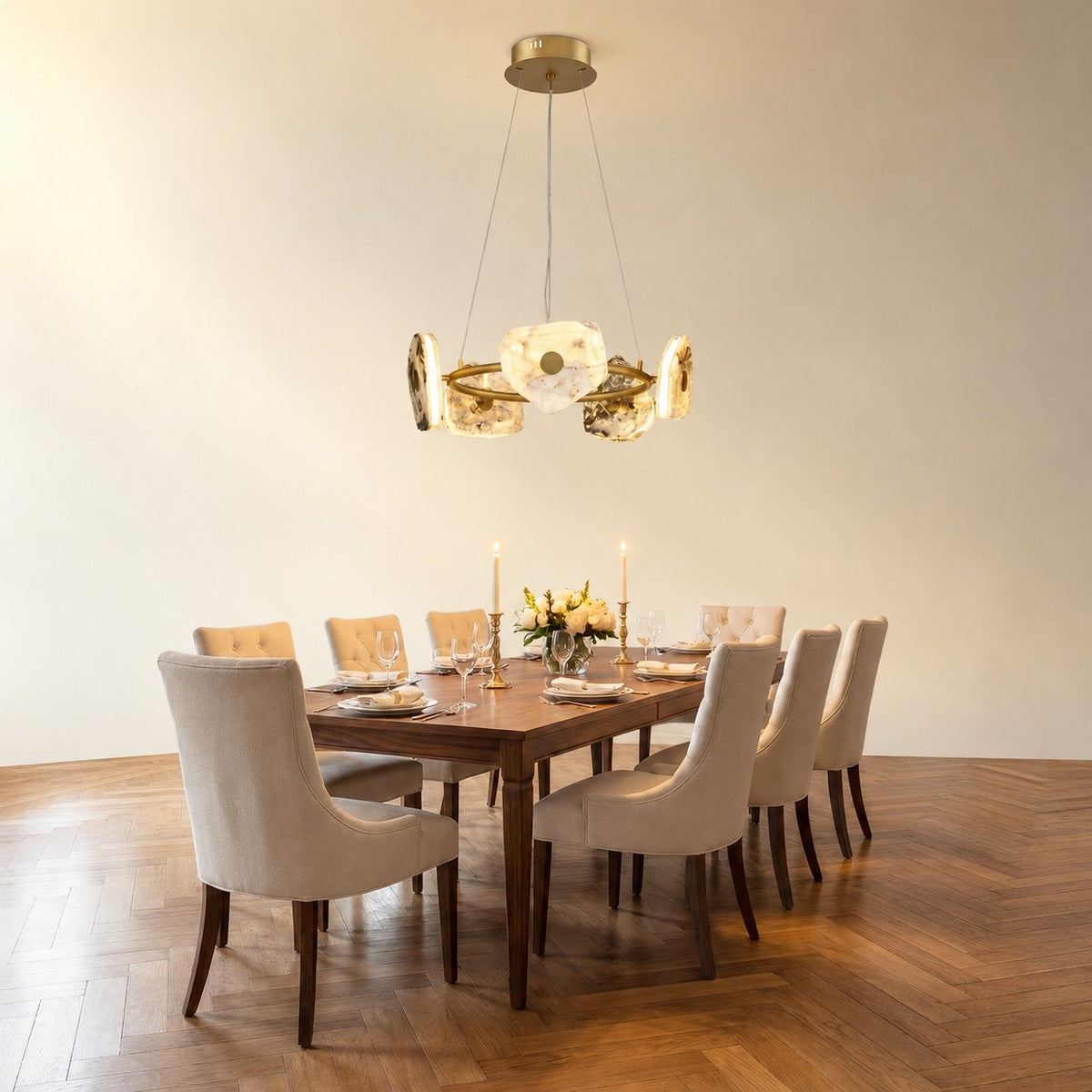 Petra Modern Natrual Stone Pendant Light