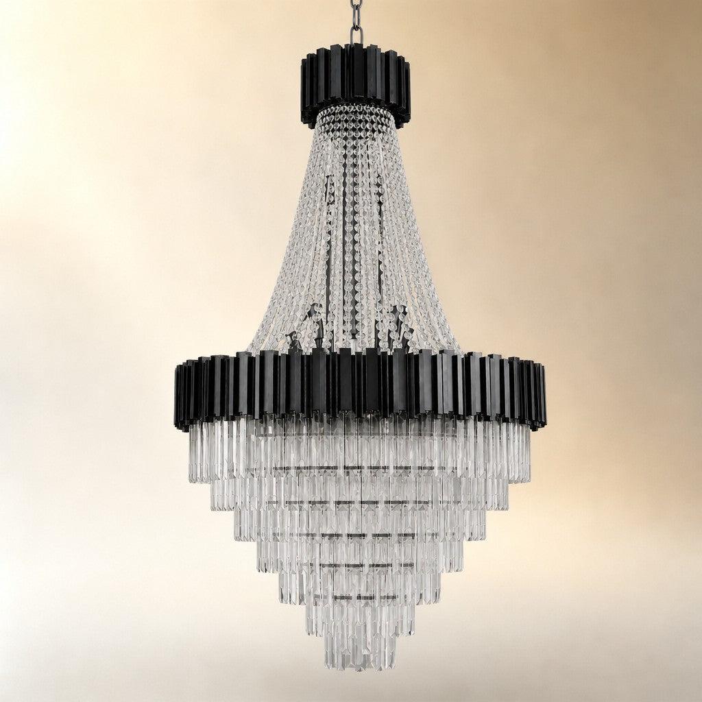 Preston Contemporary Crystal Round Chandelier