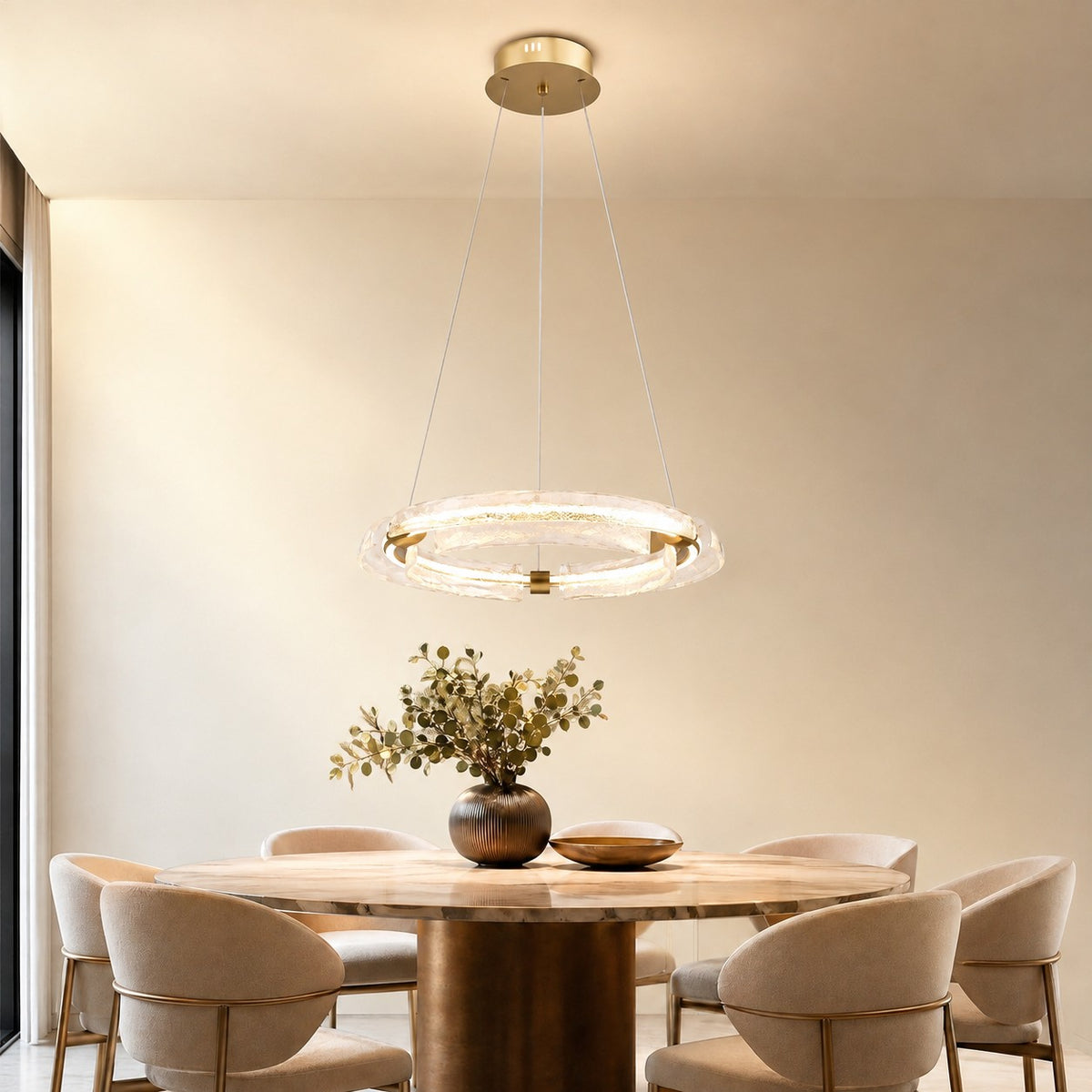 Rhovan Modern Glass Chandelier