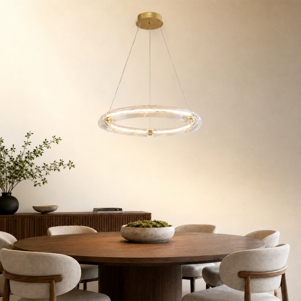 Rhovan Modern Glass Chandelier