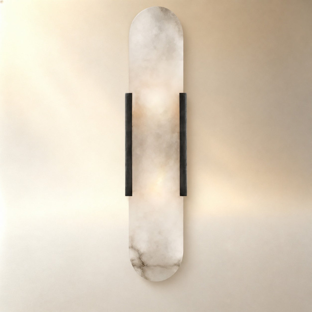 Rowan Modern Alabaster Wall Sconce 20"H, 28"H