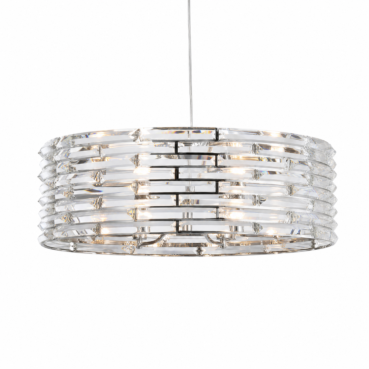 Saturno Disc Halo Chandelier