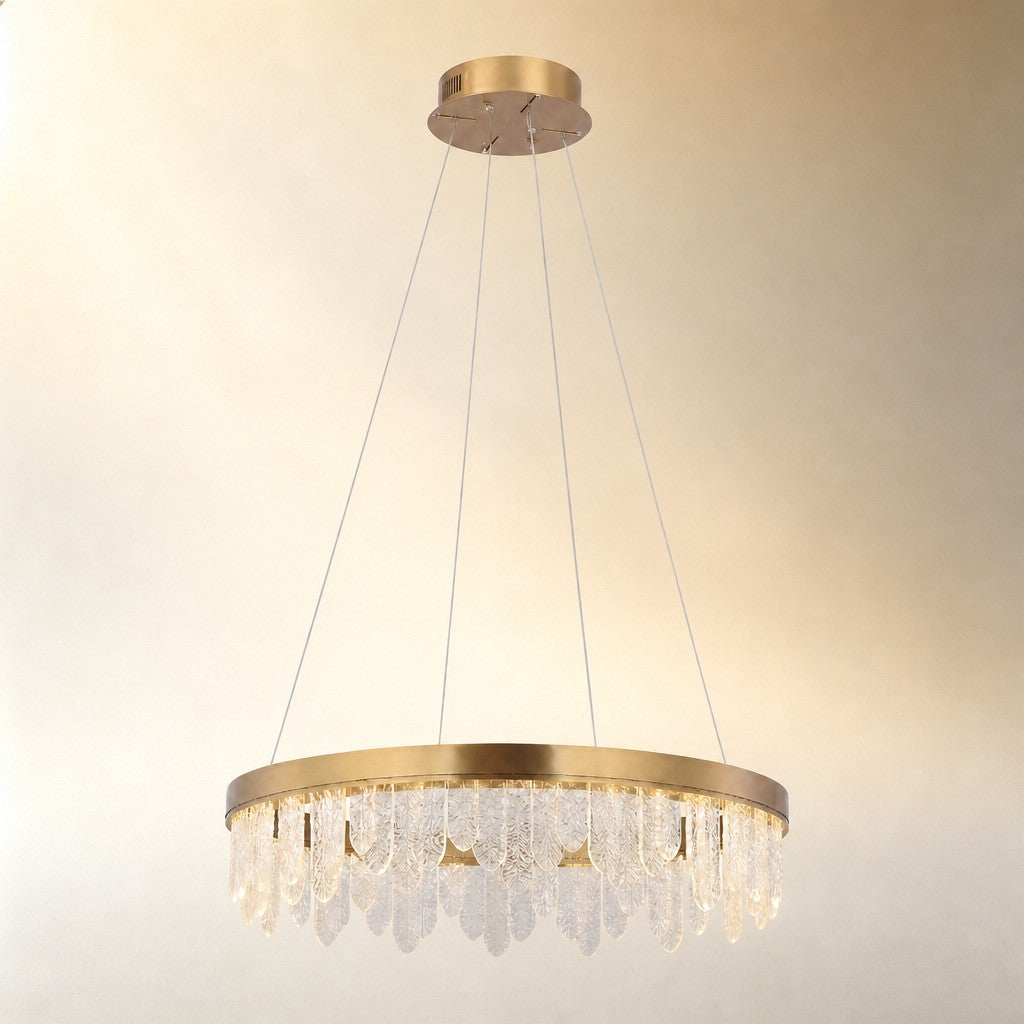 Soffione Glass Chandelier