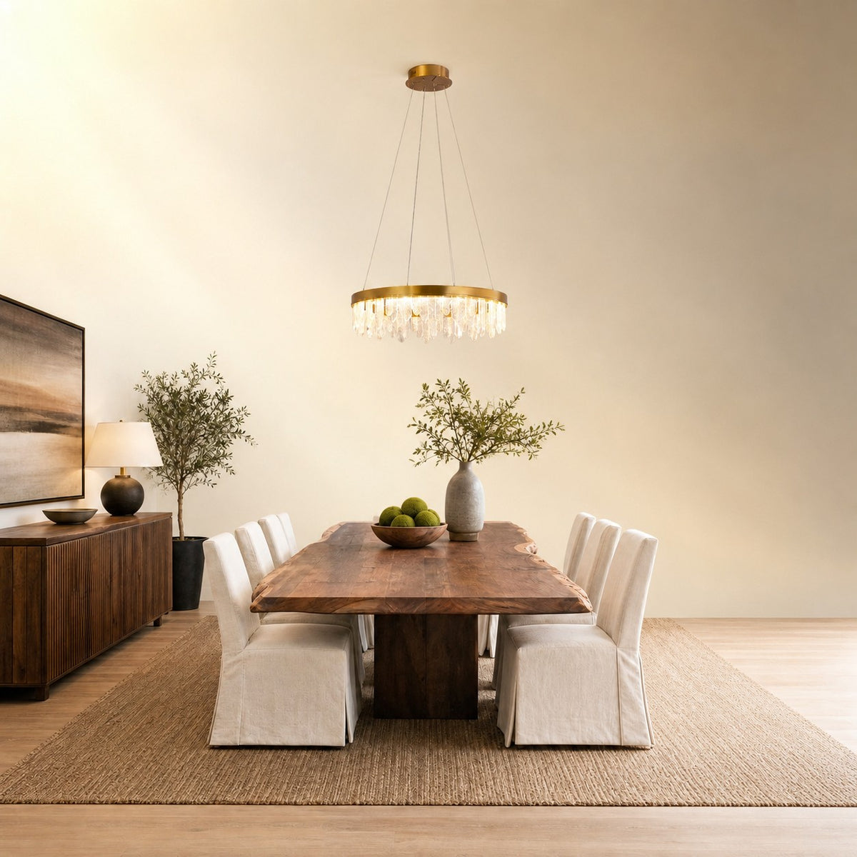 Soffione Glass Chandelier