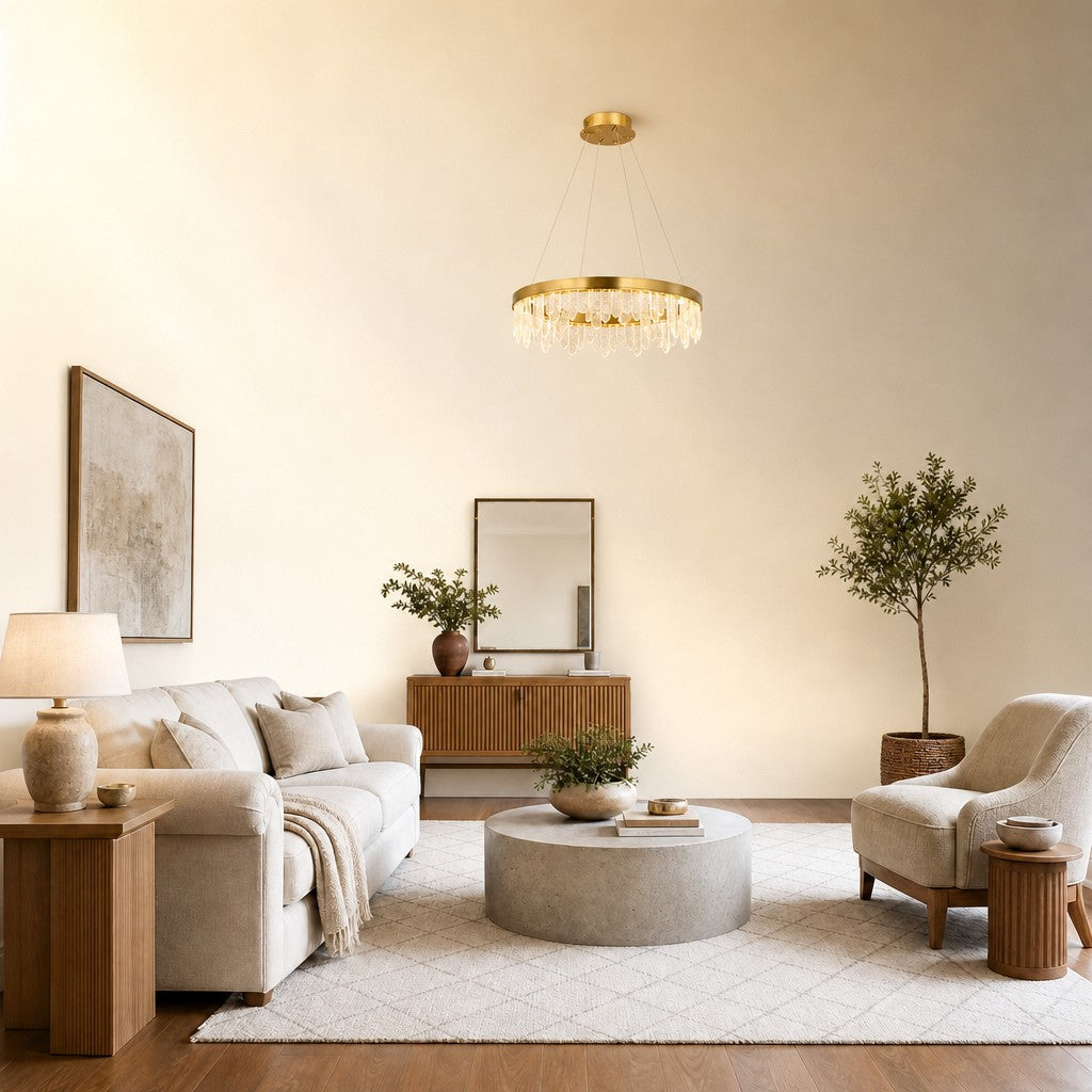 Soffione Glass Chandelier