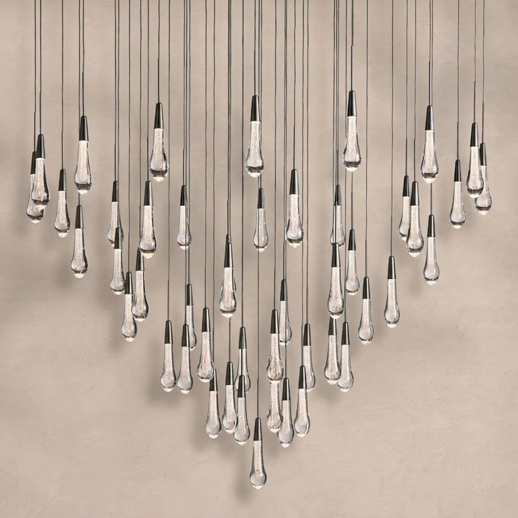 Solitaire Modern 17'' 24'' 36'' 58'' Round Chandelier Lighting