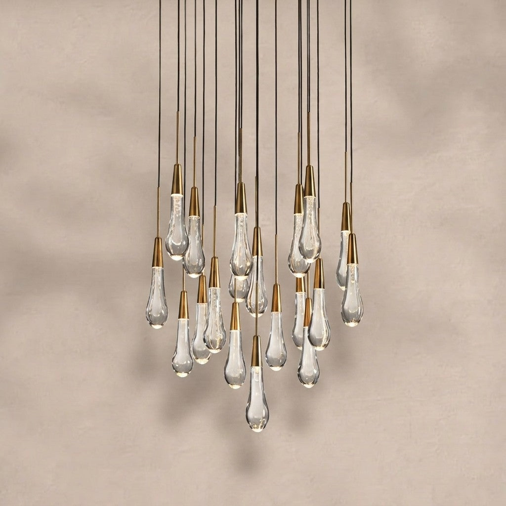 Solitaire Modern 17'' 24'' 36'' 58'' Round Chandelier Lighting