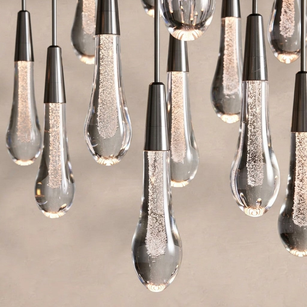 Solitaire Modern 17'' 24'' 36'' 58'' Round Chandelier Lighting