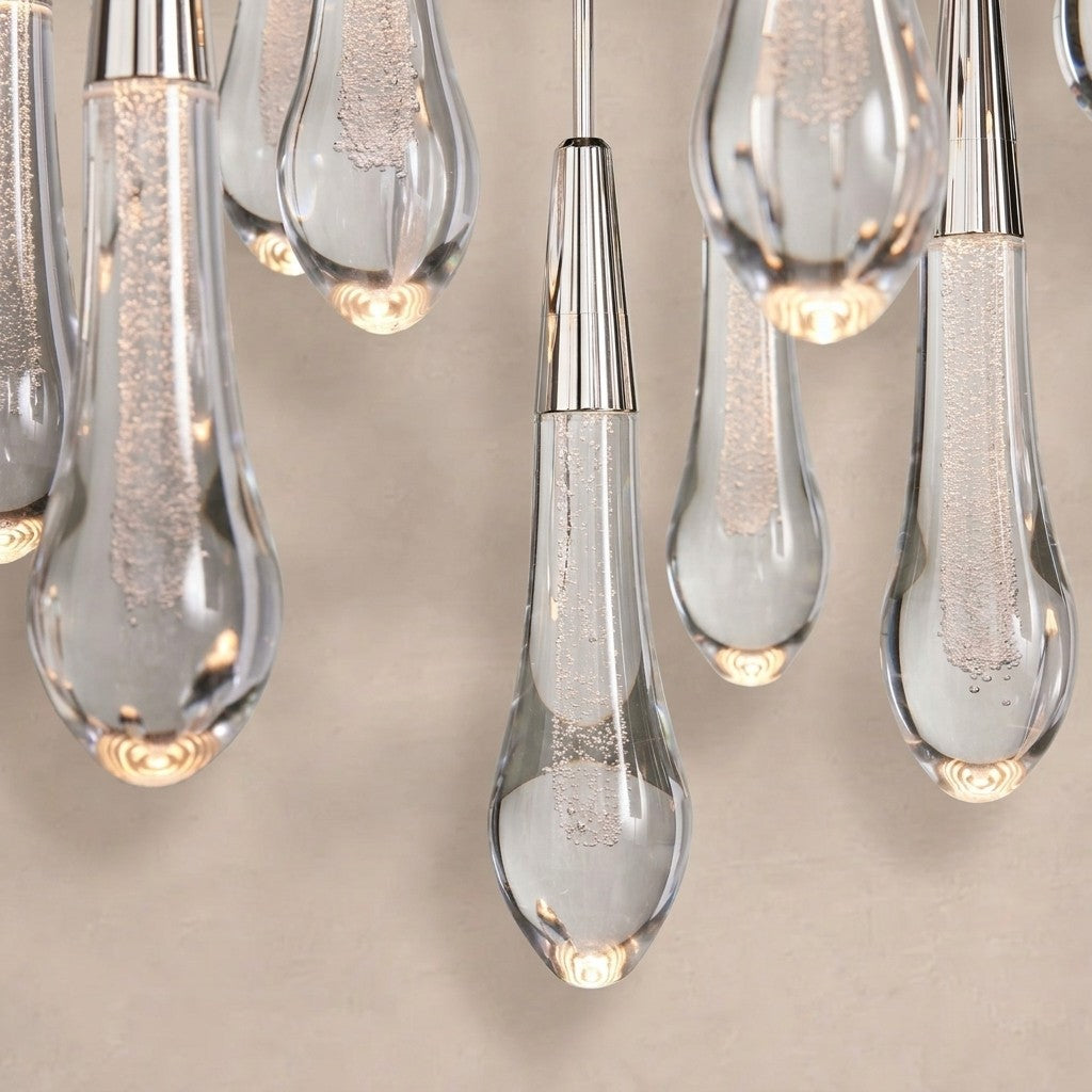 Solitaire Modern 17'' 24'' 36'' 58'' Round Chandelier Lighting