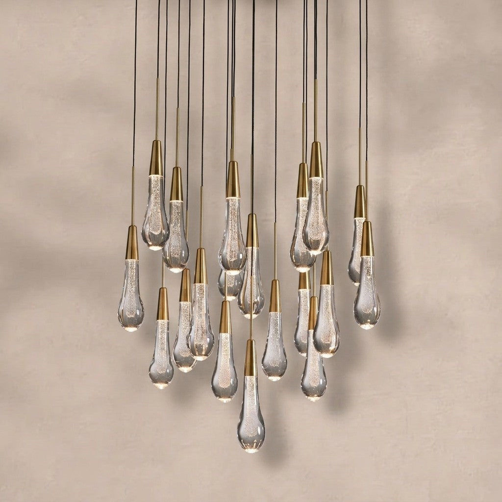 Solitaire Modern 17'' 24'' 36'' 58'' Round Chandelier Lighting
