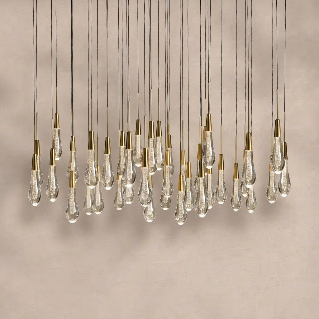 Soltaire Round Chandelier 17" 24" 36“ 58“