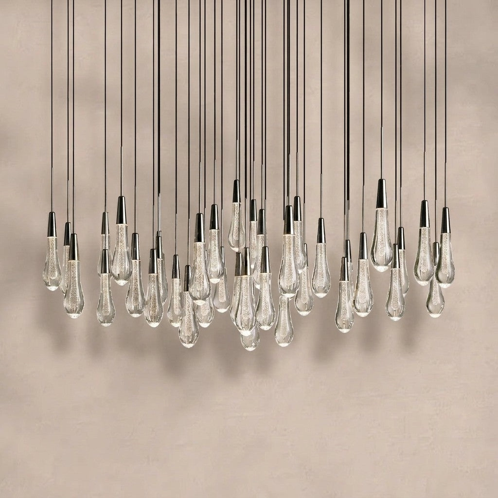 Soltaire Round Chandelier 17" 24" 36“ 58“
