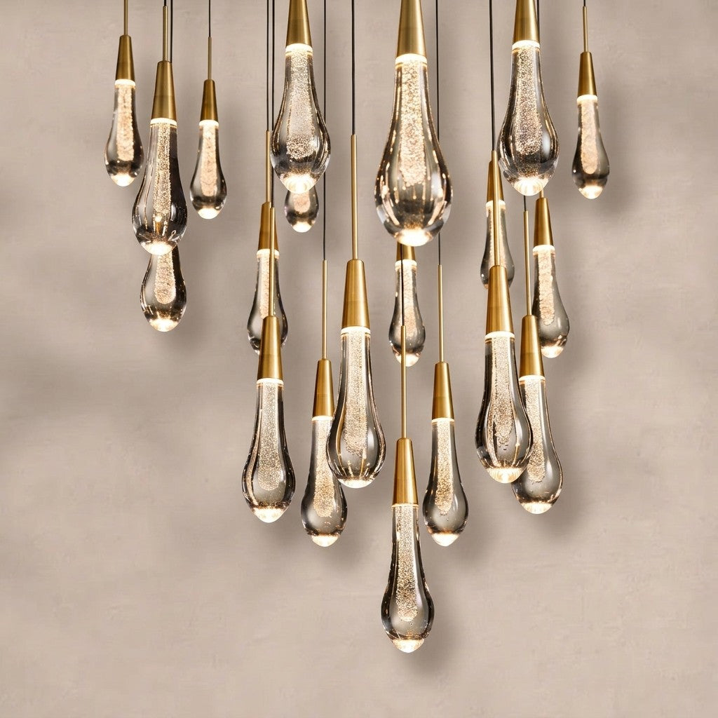 Soltaire Round Chandelier 17" 24" 36“ 58“