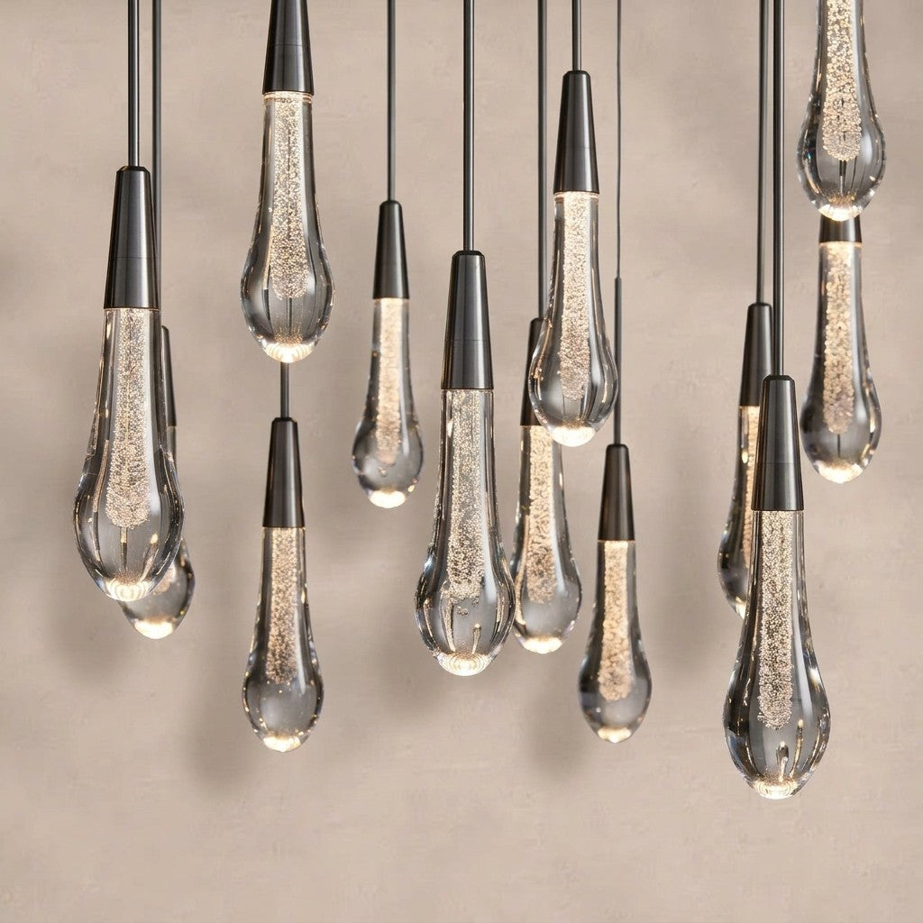 Soltaire Round Chandelier 17" 24" 36“ 58“