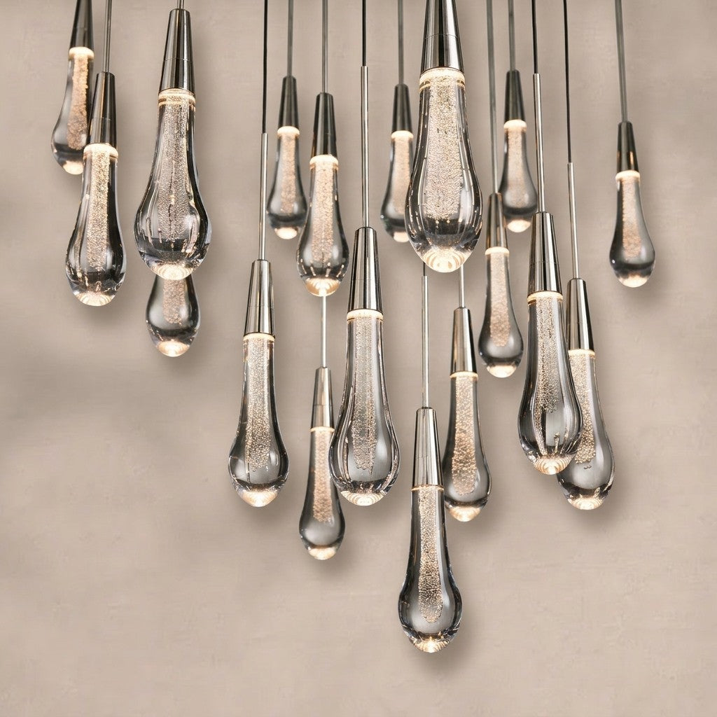 Soltaire Round Chandelier 17" 24" 36“ 58“