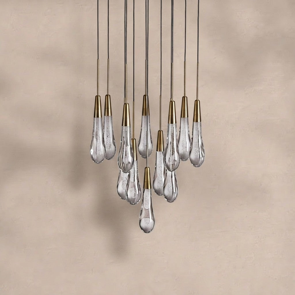 Soltaire Round Chandelier 17" 24" 36“ 58“