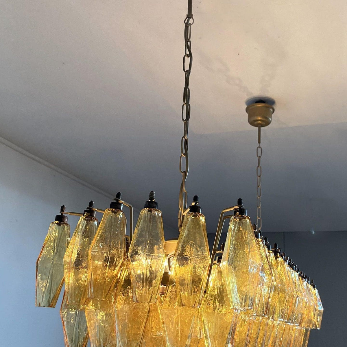 Murano Chandelier – Poliedri – 138 glass