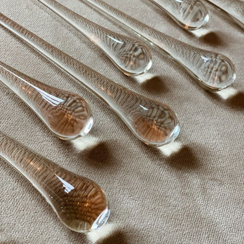 Vintage – Murano chandelier – Teardrop – 68 drops – Clear