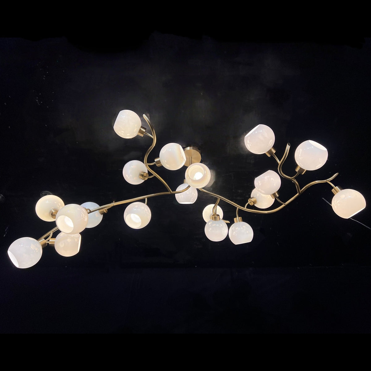 Modern Hand-blown Glass Globes Branch Chandelier for Living/Dining Room/Kitchen Island