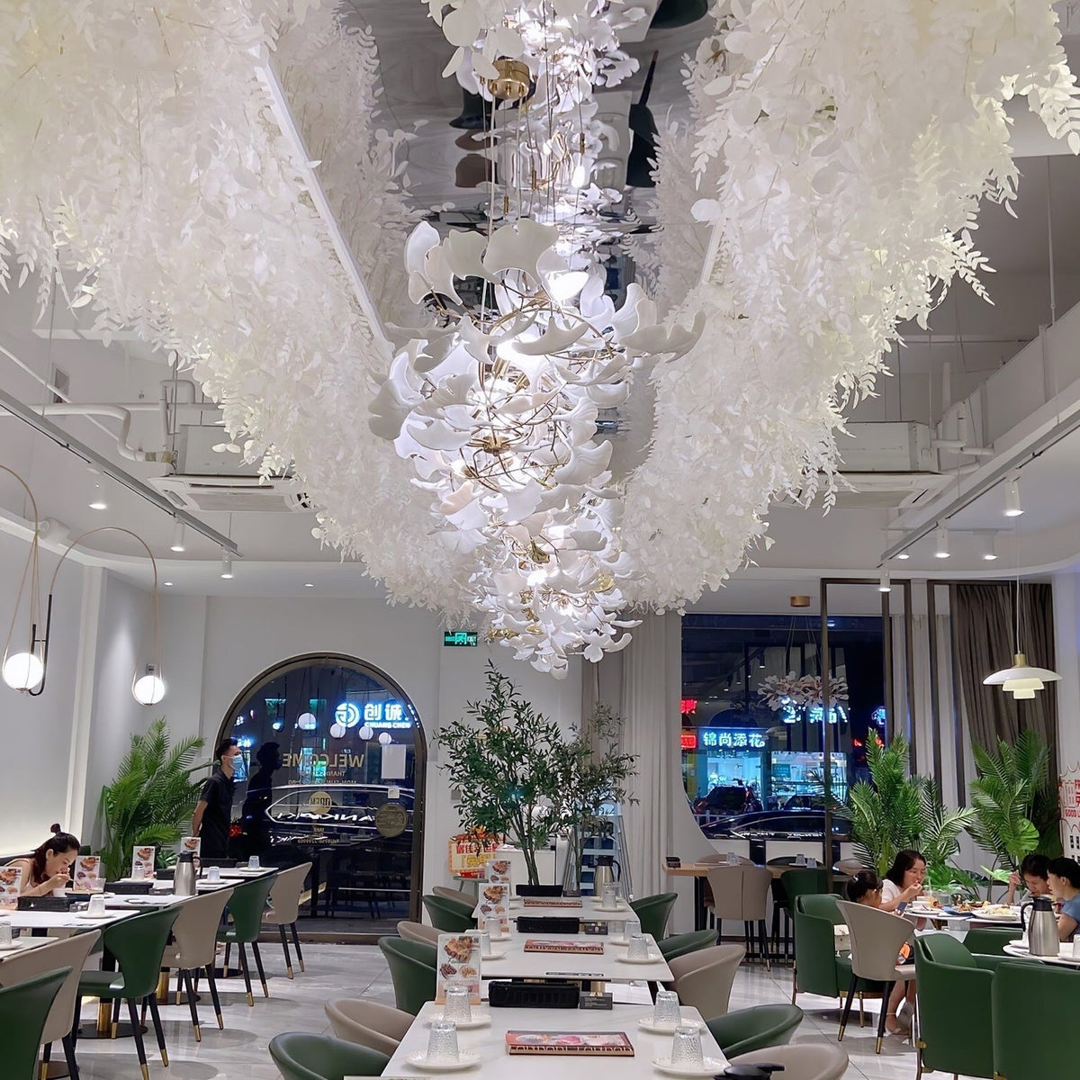 Gingko Leaves Chandelier