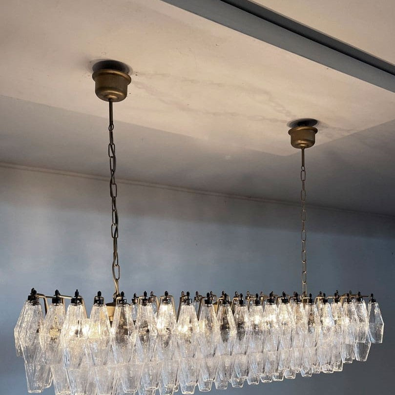 Murano Chandelier – Poliedri – 138 glass