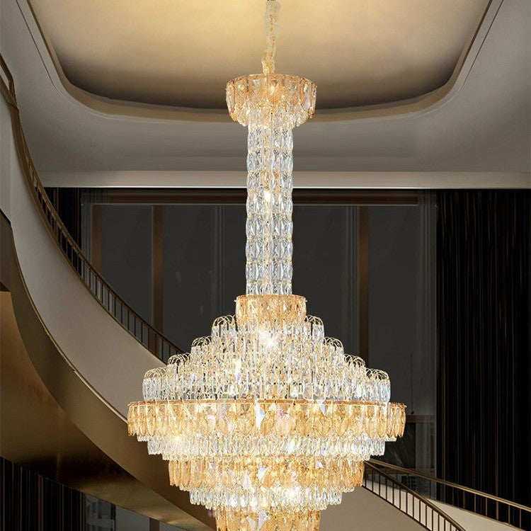 Extra Large Multi-tiered Empire Crystal Chandelier for Big Hallway/Foyer/Staircase