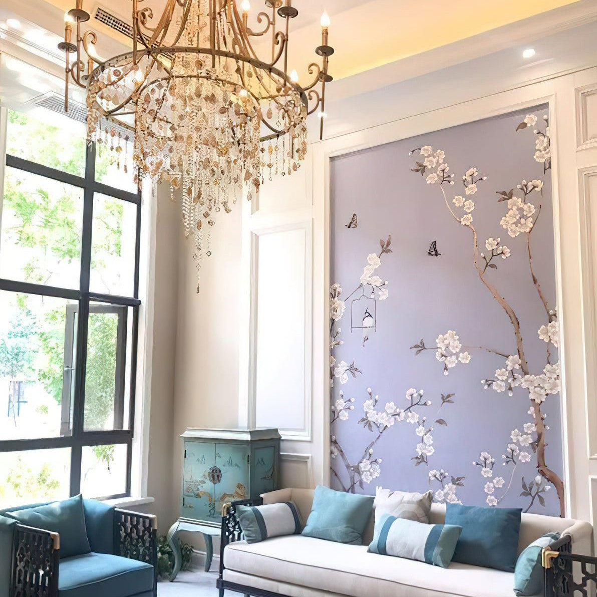 Tatum Lux Shell Crystal Chandelier