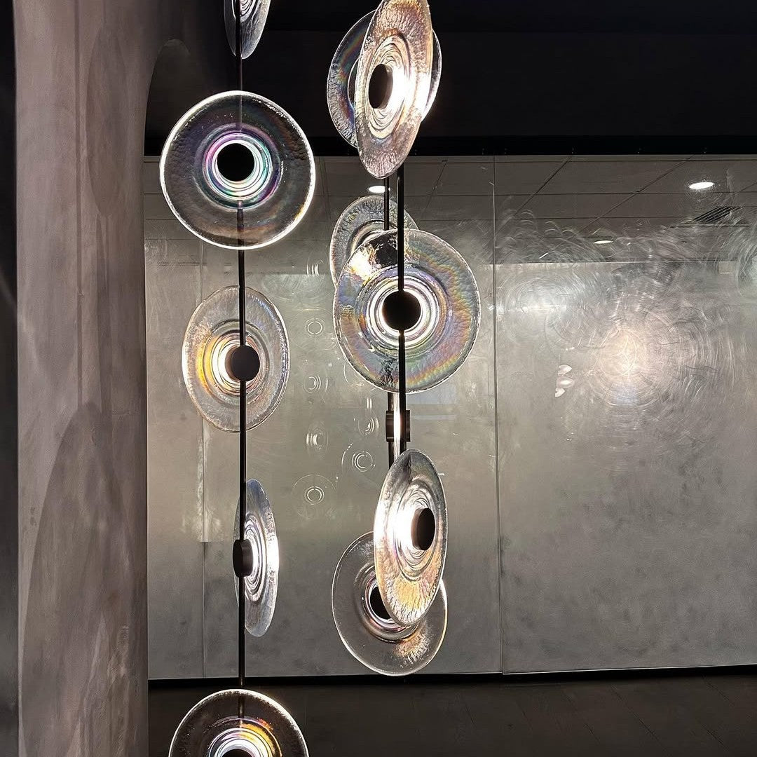 Modern Art Design Radiant Glass Chandelier