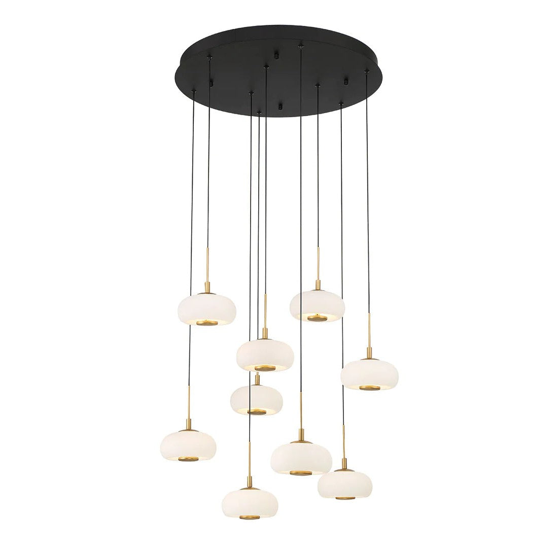 Lanterns 9 Light Round LED Chandelier