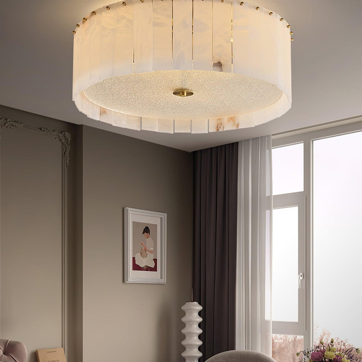 Elysian Alabaster Ceiling Lamp