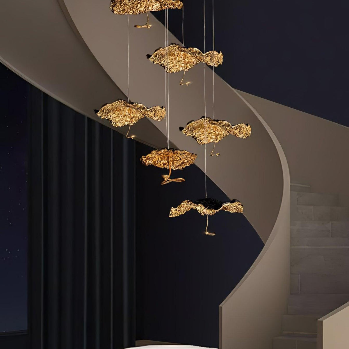 Brass Aviary Constellation Chandelier