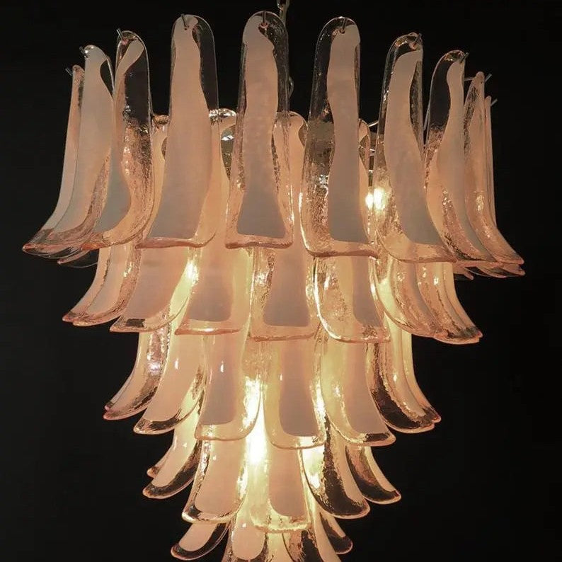 Murano Chandelier – 75 petals – Pink