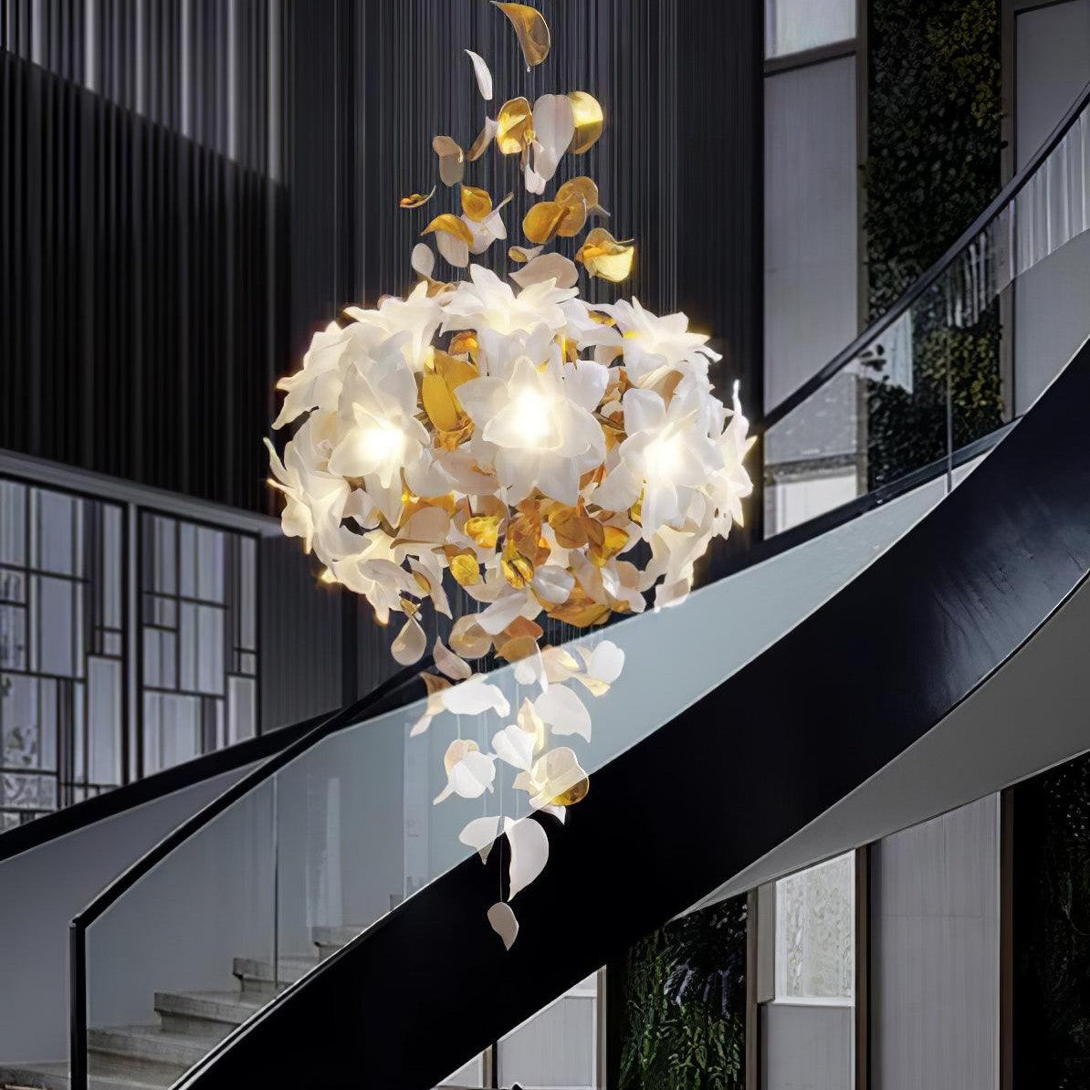Flying Flowers Fluttering Chandelier