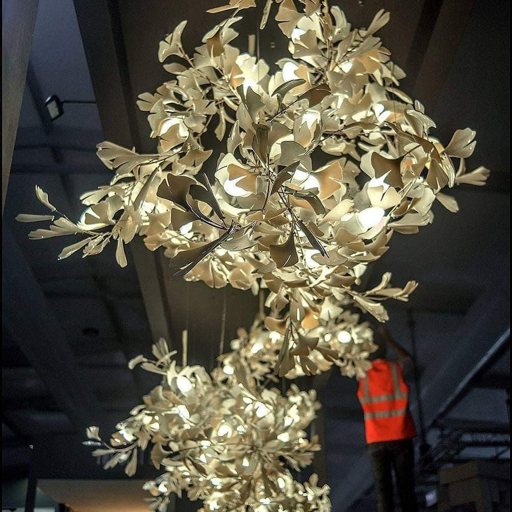 Gingko Ceramics Combination Branch Chandelier