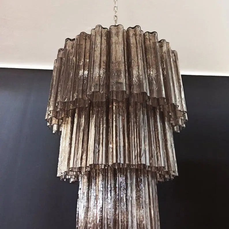 Murano Chandelier – 52 tubes – Smoked