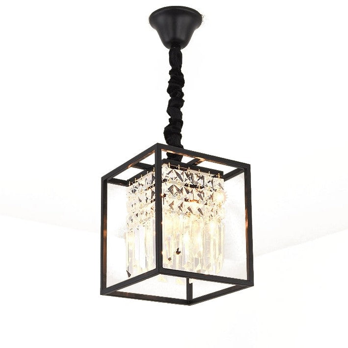 Deniselamp® Square Crystal Hanging LED Pendant Light