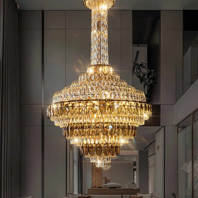 Extra Large Multi-tiered Empire Crystal Chandelier for Big Hallway/Foyer/Staircase