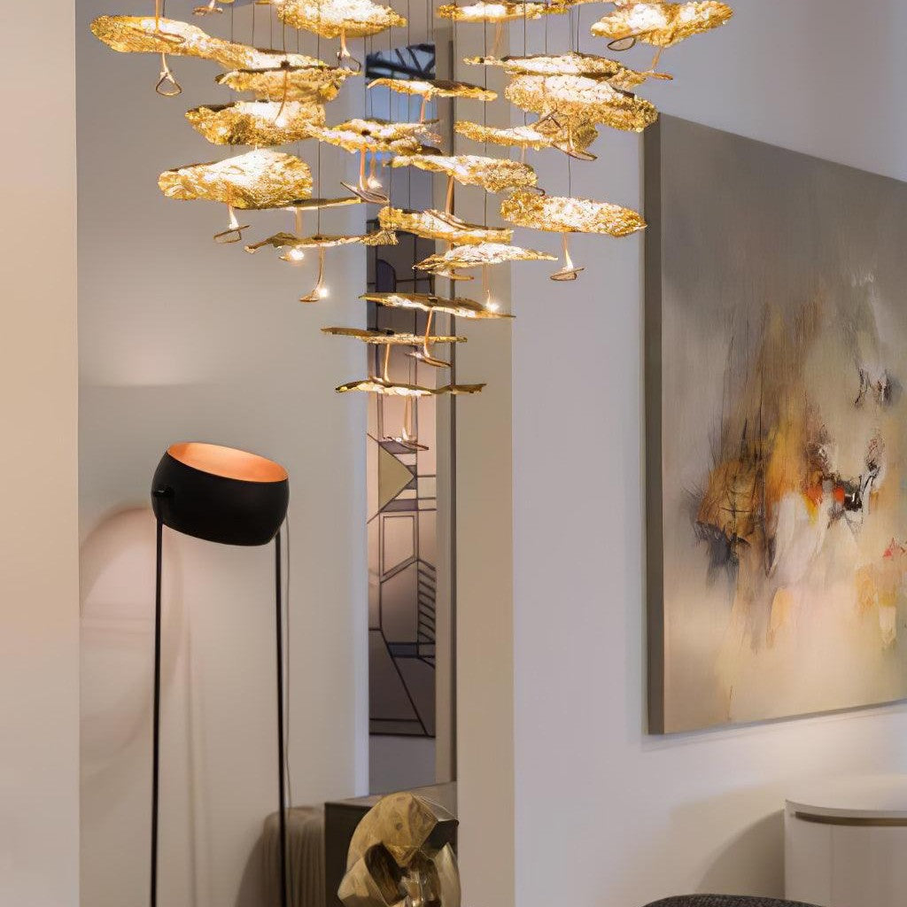 Brass Aviary Constellation Chandelier