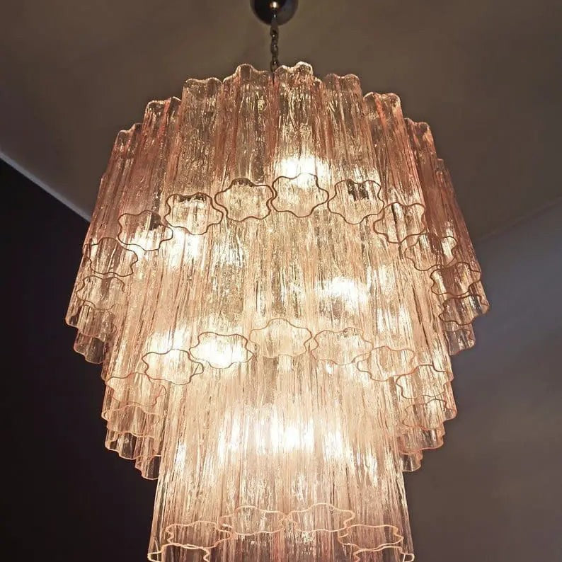 Murano Chandelier – 52 tubes – Pink
