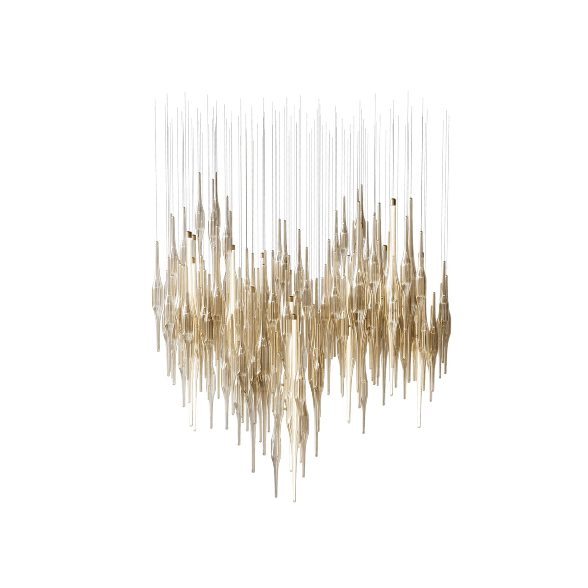 Vitara Meteor Shower Crystal Spiral Chandelier