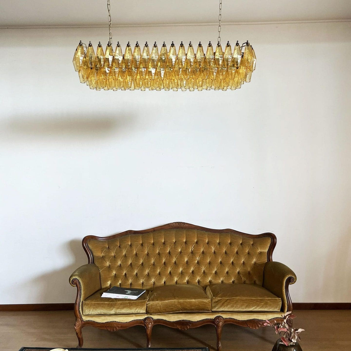 Murano Chandelier – Poliedri – 138 glass