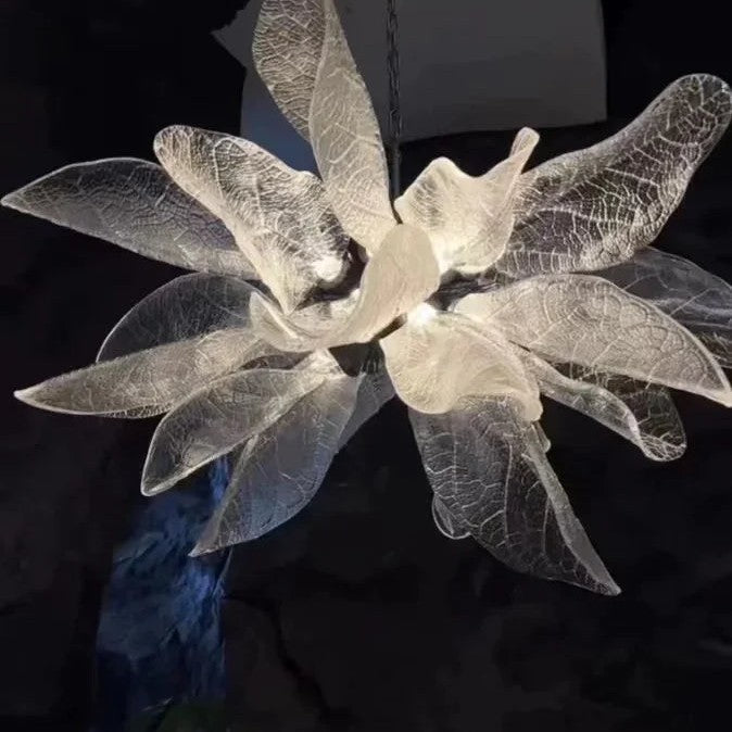 Creative Bionic Resin Leaves Chandelier for Living Room/Dining Room/Staircase