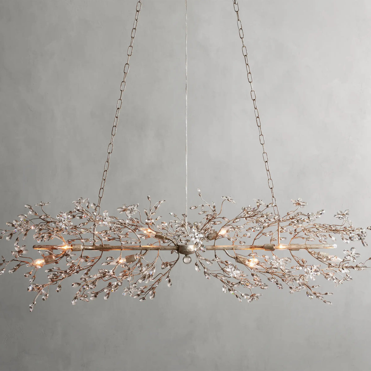 Linear Crystal Chandelier
