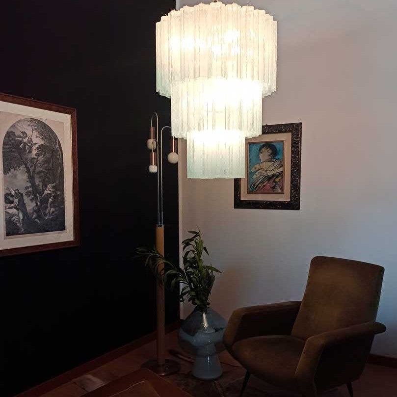 Murano Chandelier – 52 tubes – Opal