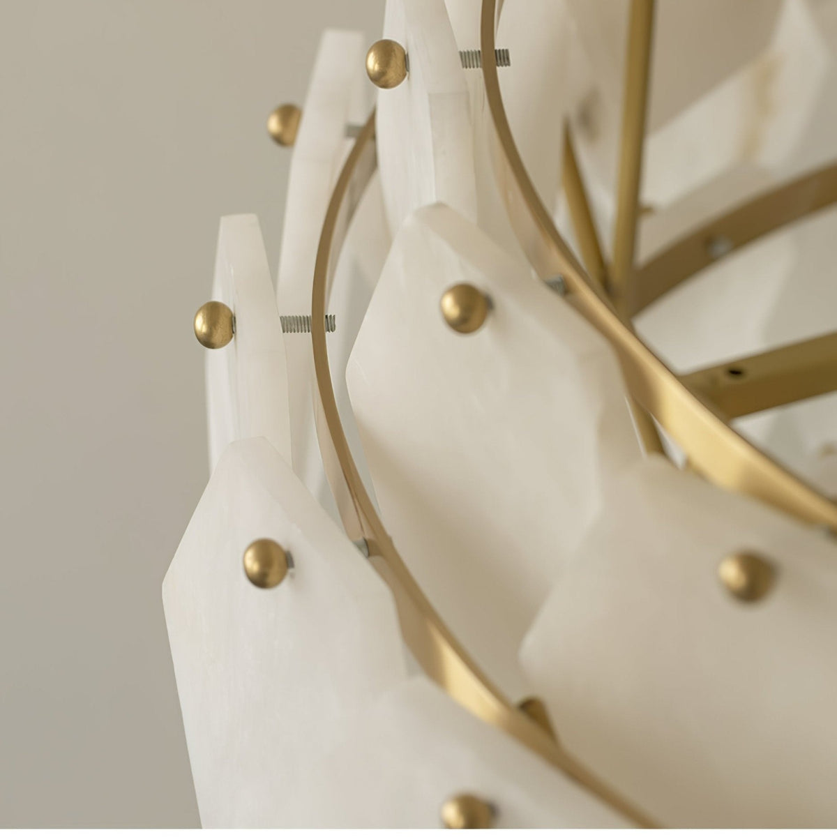 Hexa Cloud Alabaster Pendant Light