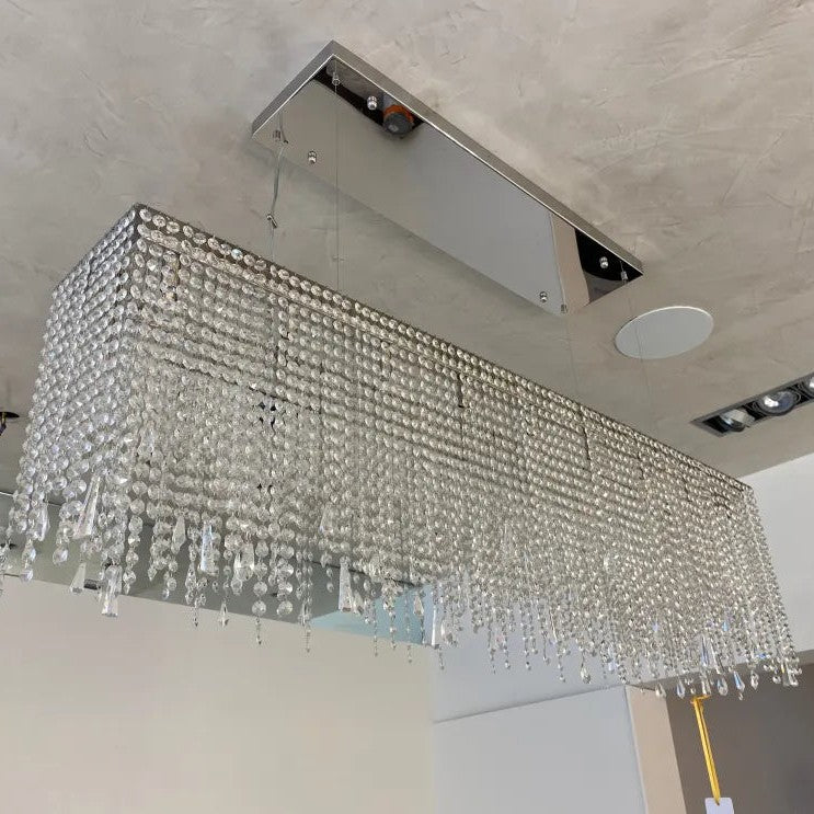Classical 20 Light Long Crystal Chandelier