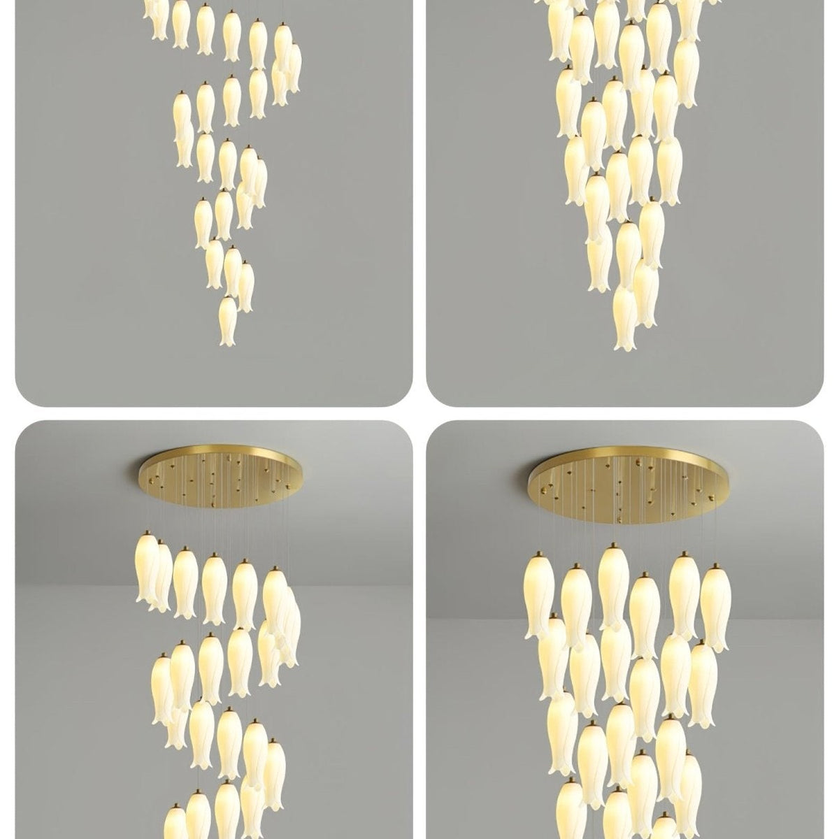 Luma Flora Stairs Chandelier