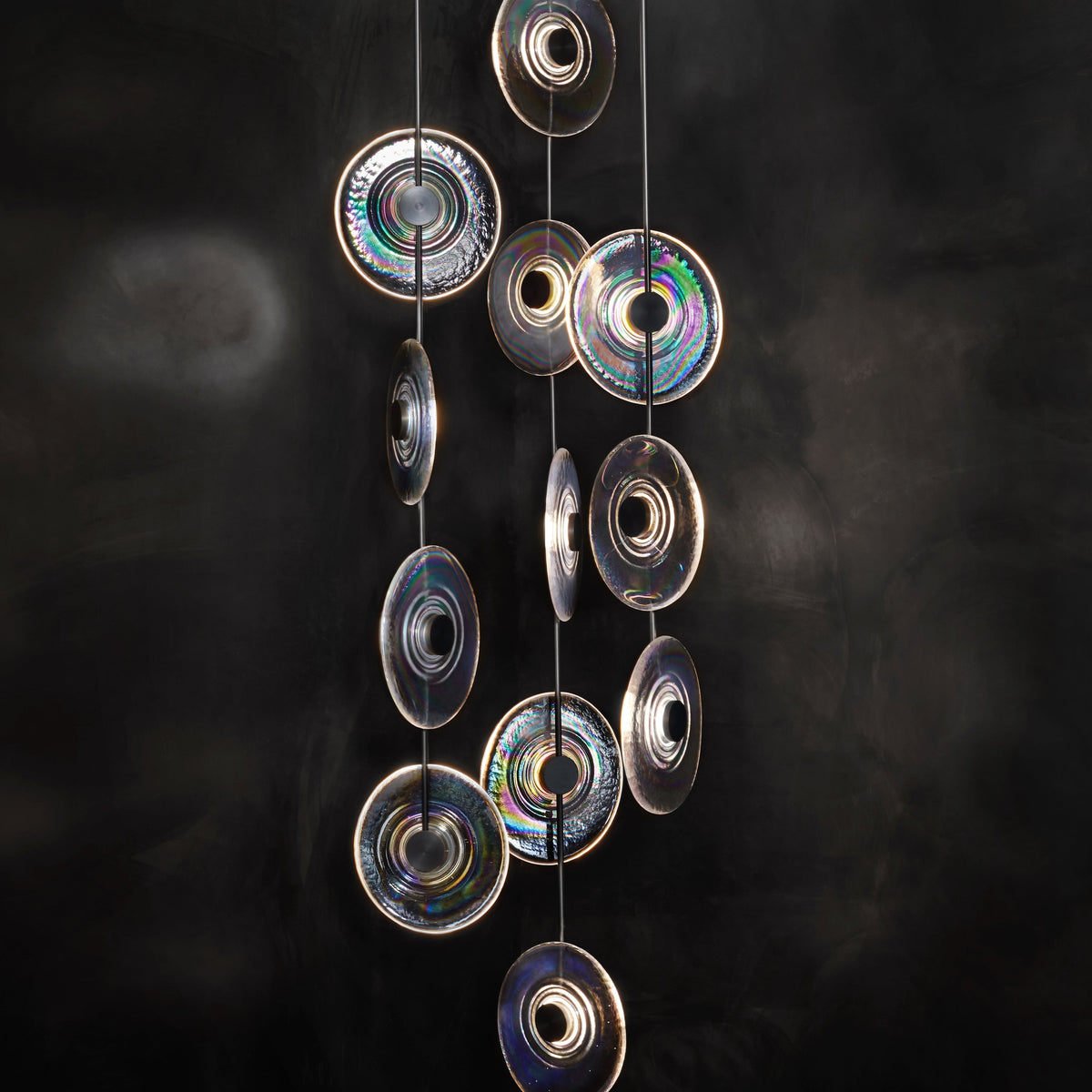 Modern Art Design Radiant Glass Chandelier